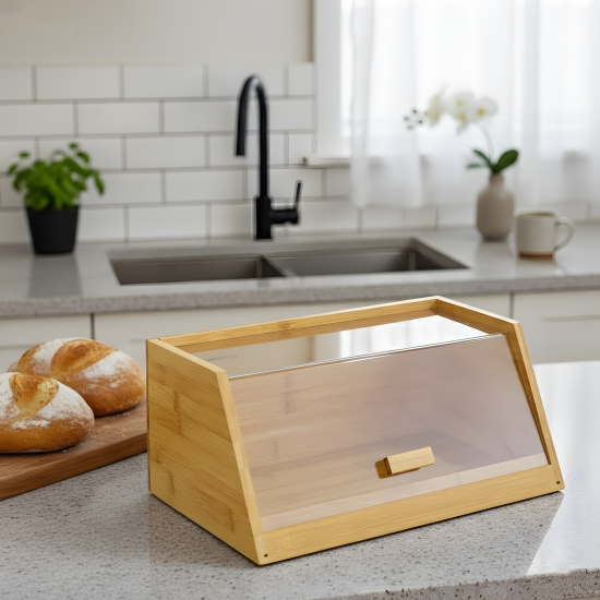 Wooden Bread Box